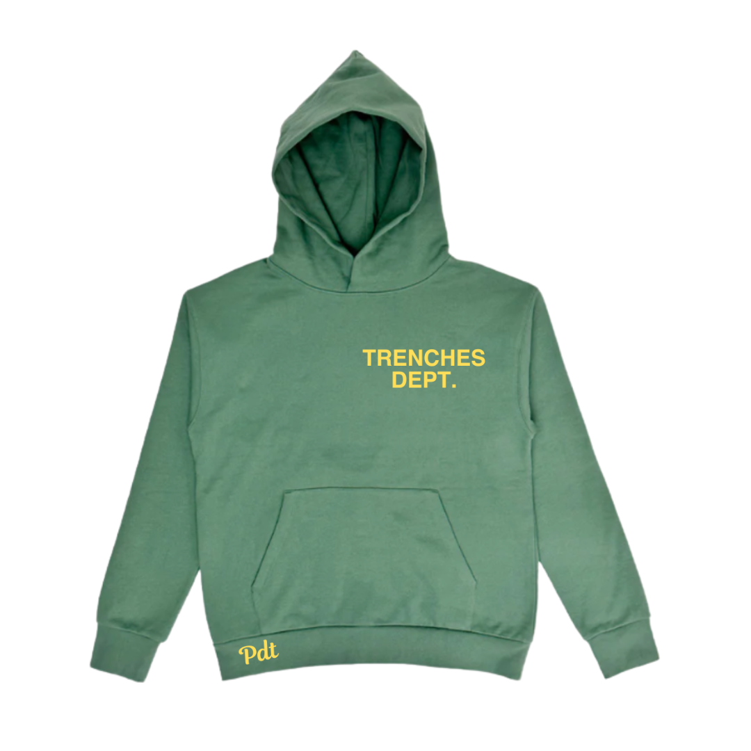 Trench Department Hoodie Evergreen⚡️