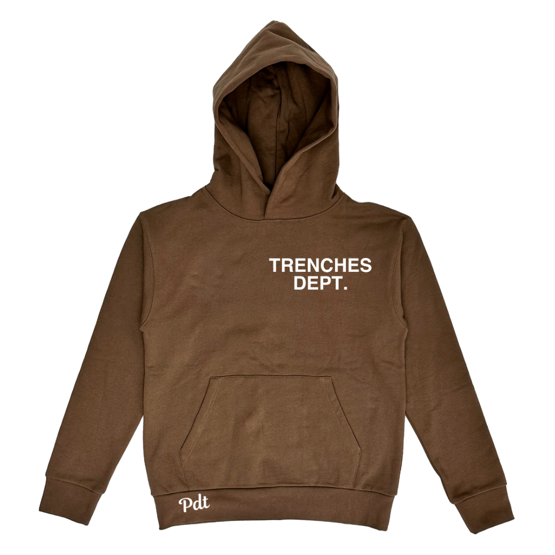 Trench Department Hoodie Brown⚡️