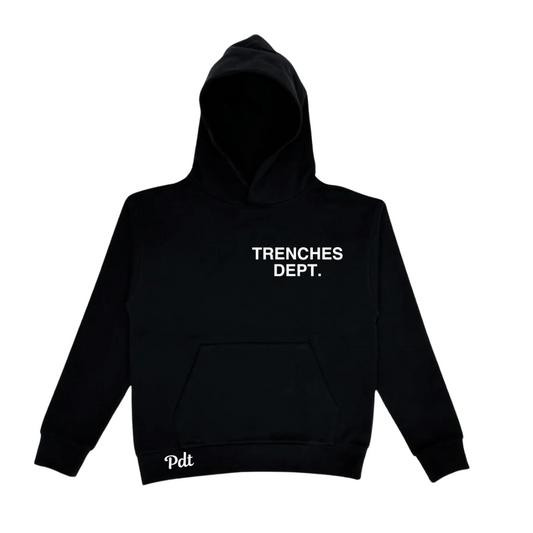 Trench Department Hoodie Black🏴⚡️